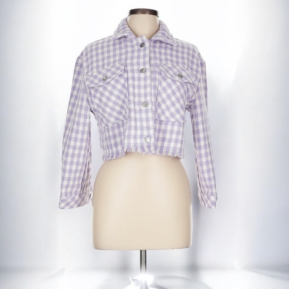 Goodnight Macaroon Purple & White Jacket - Picture 1 of 5